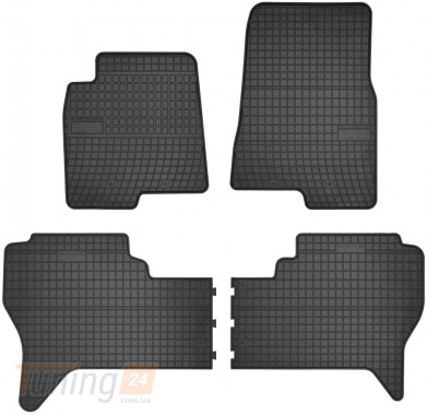 Stingray Резиновые коврики в салон Stingray для Mitsubishi Pajero 4 V80 2006-2014 5двер.(design 2016) 4шт - Картинка 1