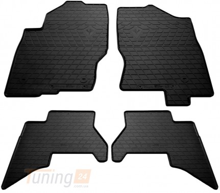Stingray Резиновые коврики в салон Stingray для Nissan Pathfinder R51 2010-2015 (design 2016) 4шт - Картинка 1