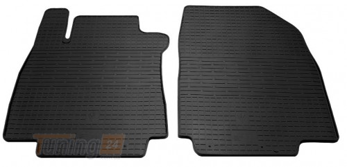Stingray Резиновые коврики в салон Stingray для Nissan Tiida седан 2011-2015 2шт - Картинка 1