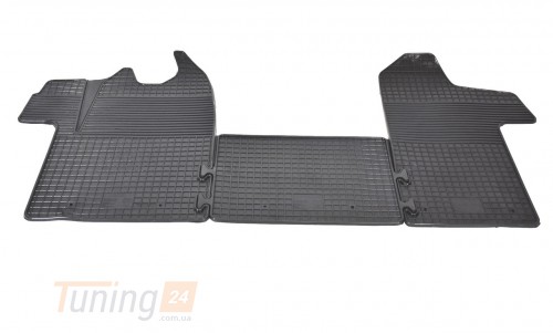 Stingray Резиновые коврики в салон Stingray для Nissan NV400 2010-2021 (design 2016) 3шт длинн.база - Картинка 1