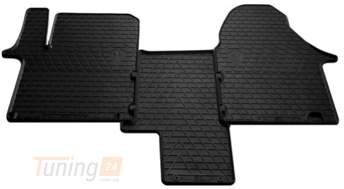 Stingray Резиновые коврики в салон Stingray для Opel Vivaro 2001-2014 (design 2016) 1+1 3шт коротк.база - Картинка 1