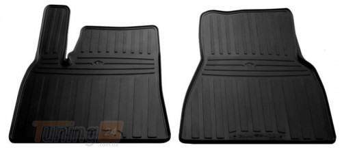 Stingray Резиновые коврики в салон Stingray для Tesla Model S седан 2012-2021 (special design 2017) 2шт - Картинка 1