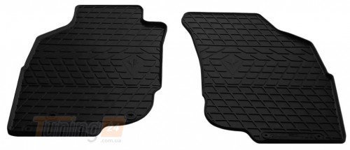 Stingray Резиновые коврики в салон Stingray для Toyota Hilux 2011-2015 пикап (design 2016) 2шт - Картинка 1