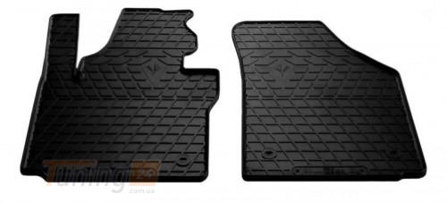 Stingray Резиновые коврики в салон Stingray для Volkswagen Caddy 3 2010-2015 (design 2016) 2шт длинн.база - Картинка 1