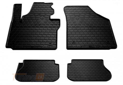 Stingray Резиновые коврики в салон Stingray для Volkswagen Caddy 3 2010-2015 (design 2016) 4шт длинн.база - Картинка 1