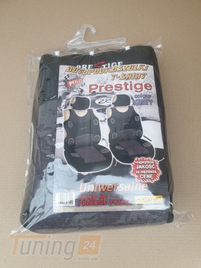 Prestige Серые накидки на передние сидения для BMW 7 F01/02/03/04 2012-2015 - Картинка 2