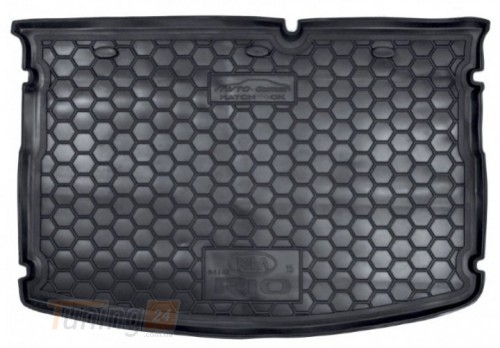 Avto-Gumm Коврик в багажник полиуретановый Avto-Gumm для Kia Rio 2015-2017 Hb 5дв. Автоковрик в багажник Автогум на КИА MID без органайзер - Картинка 1