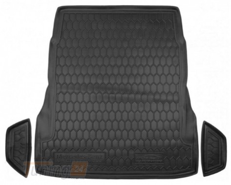 Avto-Gumm Коврик в багажник полиуретановый Avto-Gumm для Mercedes S W222 2013+ Авто коврик в багажник Автогум на Мерседес без регулировки  - Картинка 1