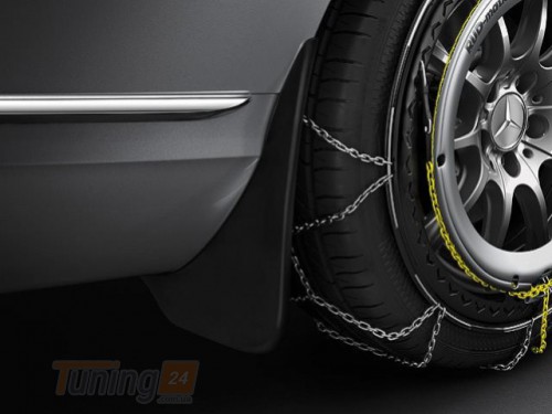 Оригинал Оригинальные брызговики Mercedes C W205 2014-2021 Задние / Мерседес Ц-класс седан 2шт. - Картинка 1