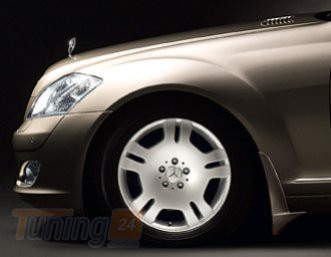 Оригинал Оригинальные брызговики Mercedes S W221 2005-2013 Передние / Мерседес С-Класс кт. 2шт - Картинка 1