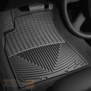 WeatherTech Резиновые коврики в салон WeatherTech для Audi A4 B8 2011-2015 передние черные - Картинка 1