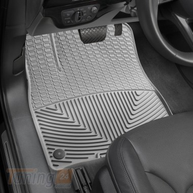 WeatherTech Резиновые коврики в салон WeatherTech для Audi Q7 2016-2020 серые передние - Картинка 1