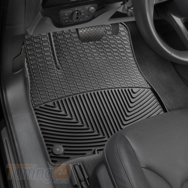 WeatherTech Гумові килимки в салон WeatherTech для Audi Q7 2016-2020 чорні передні - Зображення 1