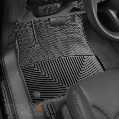 WeatherTech Резиновые коврики в салон WeatherTech для Audi Q7 2020+ черные передние - Картинка 1