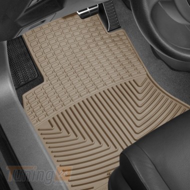 WeatherTech Резиновые коврики в салон WeatherTech для BMW 5 E39 1995-2004 седан передние бежевые - Картинка 1