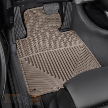 WeatherTech Резиновые коврики в салон WeatherTech для BMW 6 E63 2004-2010 купе передние бежевые - Картинка 1