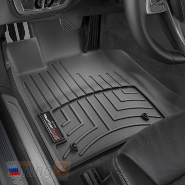 WeatherTech Резиновые коврики в салон WeatherTech для BMW 7 G11/G12 2015+ седан черный передний WT 7 - Картинка 1