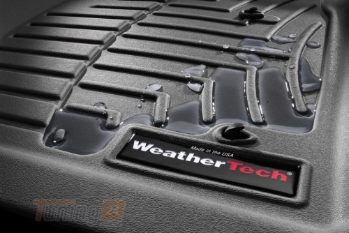 WeatherTech Резиновые коврики в салон WeatherTech для Cadillac Escalade 4 2015-2020 с бортиком задние черные ESV - Картинка 3