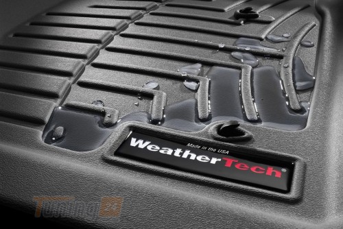 WeatherTech Резиновые коврики в салон WeatherTech для Ford Kuga 2017+ с бортиком передние черные - Картинка 2