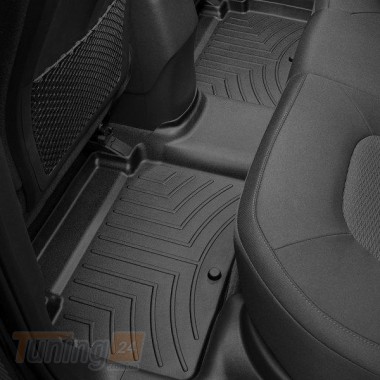 WeatherTech Резиновые коврики в салон WeatherTech для Hyundai ix35 2009-2013 с бортиком задние черные - Картинка 1