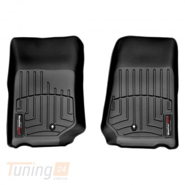 WeatherTech Резиновые коврики в салон WeatherTech для Jeep Wrangler 2007-2014 передние черные  - Картинка 2