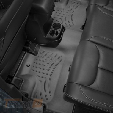 WeatherTech Гумові килимки в салон WeatherTech для Jeep Wrangler 2014-2018 задні чорні UNLIMITED - Зображення 1