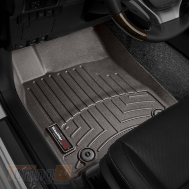 WeatherTech Резиновые коврики в салон WeatherTech для Lexus ES 2013-2019 седан с бортиком передние какао - Картинка 1