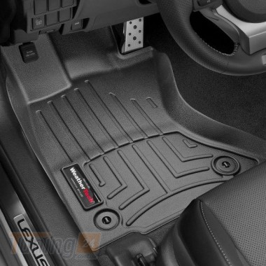 WeatherTech Резиновые коврики в салон WeatherTech для Lexus IS 2013+ AWD с бортиком передние черные - Картинка 2