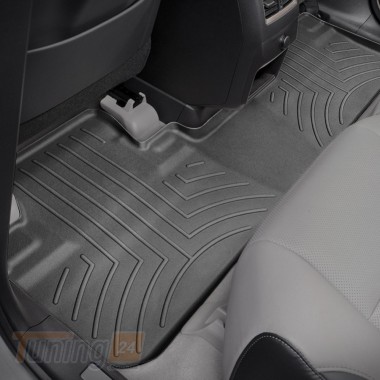 WeatherTech Резиновые коврики в салон WeatherTech для Lexus RX 2016+ с бортиком задние черные - Картинка 1