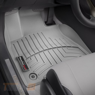 WeatherTech Резиновые коврики в салон WeatherTech для Lexus RX 2016+ с бортиком передние серые - Картинка 1