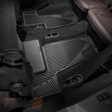 WeatherTech Резиновые коврики в салон WeatherTech для Mercedes GL X166 2012-2015 3 ряд черные - Картинка 1