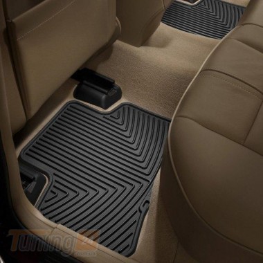 WeatherTech Резиновые коврики в салон WeatherTech для Mercedes GLK X204 2008-2012 задние черные - Картинка 1