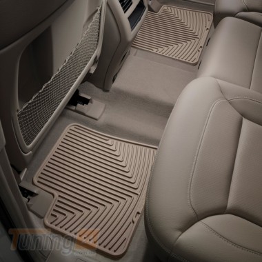 WeatherTech Резиновые коврики в салон WeatherTech для Mercedes ML W164 2005-2011 бежевые задние - Картинка 1