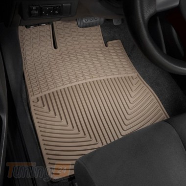 WeatherTech Резиновые коврики в салон WeatherTech для Mercedes C W204 2006-2014 бежевые передние - Картинка 1