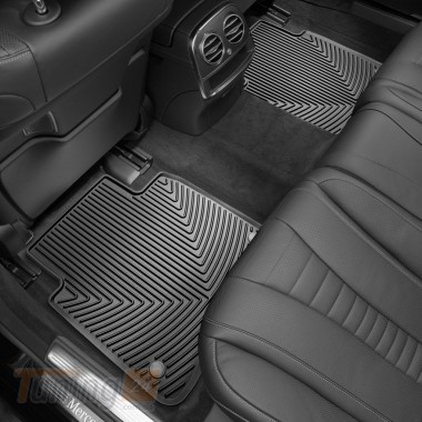 WeatherTech Резиновые коврики в салон WeatherTech для Mercedes S W222 2013-2021 седан задние черные - Картинка 1