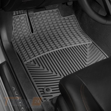 WeatherTech Резиновые коврики в салон WeatherTech для Toyota Avalon 2013-2019 седан передние черные - Картинка 1