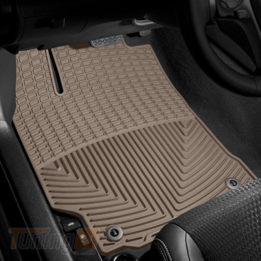 WeatherTech Резиновые коврики в салон WeatherTech для Toyota Camry V55 2014-2018 седан передние бежевые - Картинка 1