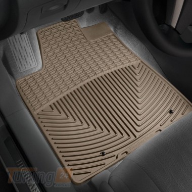 WeatherTech Гумові килимки в салон WeatherTech для Toyota Highlander 2008-2013 Hybrid передні бежеві - Зображення 1