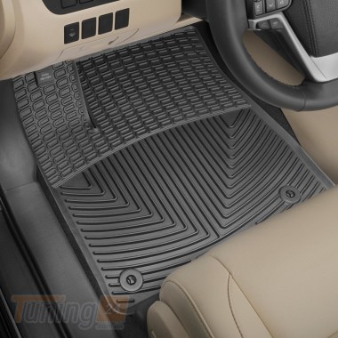 WeatherTech Гумові килимки в салон WeatherTech для Toyota Highlander 2014-2020 чорні передні - Зображення 1