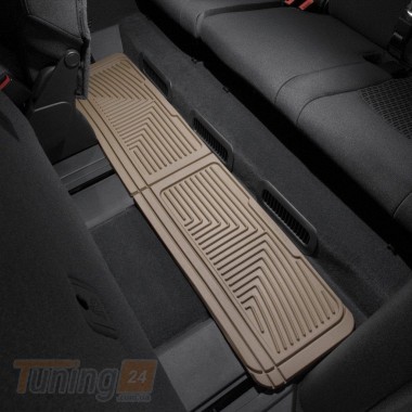 WeatherTech Резиновые коврики в салон WeatherTech универсальные задние бежевые 3 ряд  - Картинка 1