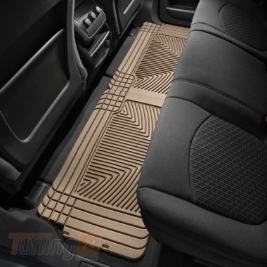 WeatherTech Резиновые коврики в салон WeatherTech универсальные задние бежевые  - Картинка 1