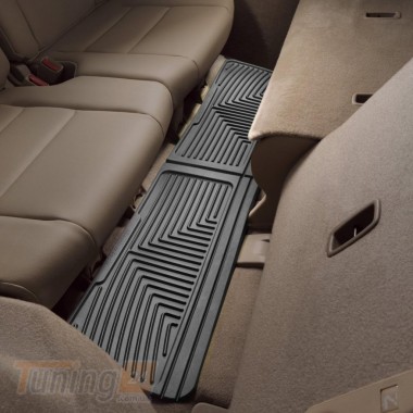 WeatherTech Резиновые коврики в салон WeatherTech универсальные задние черные 3 ряд - Картинка 1