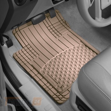 WeatherTech Гумові килимки в салон WeatherTech універсальні к-т 3шт бежевий - Зображення 1