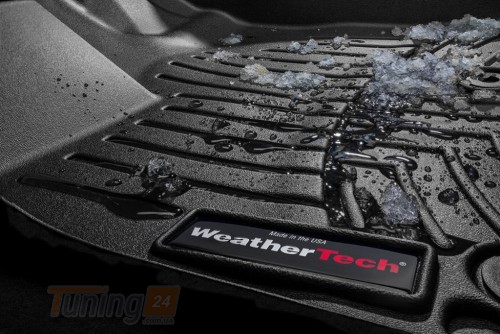 WeatherTech Резиновые коврики в салон WeatherTech для Volkswagen Passat B8 2017+ с бортиком задние черные - Картинка 2