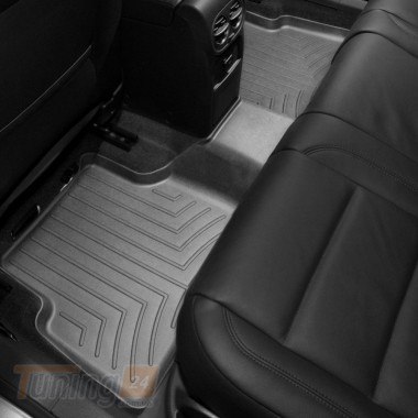 WeatherTech Резиновые коврики в салон WeatherTech для Volkswagen Tiguan 2007-2015 бортиком задние черные - Картинка 1