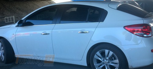 Omcarlin Хром молдинг стекла для Chevrolet Cruze hatchback 2011-2012 - Картинка 2