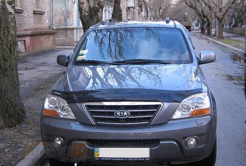 SIM SIM Дефлектор капота (мухобойка) KIA SORENTO 2002-2009 - Картинка 1