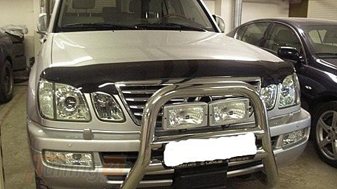 SIM SIM Дефлектор капота (мухобойка) LEXUS LX 470 1998-2007 - Картинка 1