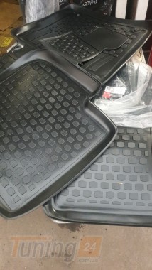 Lada Locker Полиуретановые коврики в салон L.Locker для ВАЗ 1117 Калина 2004-2015 универсал серые - Картинка 1