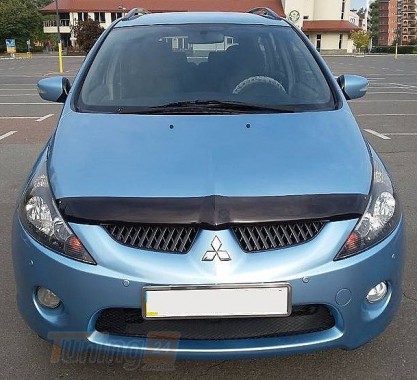 SIM SIM Дефлектор капоту (мухобійка) MITSUBISHI GRANDIS 2003-2011 - Зображення 1